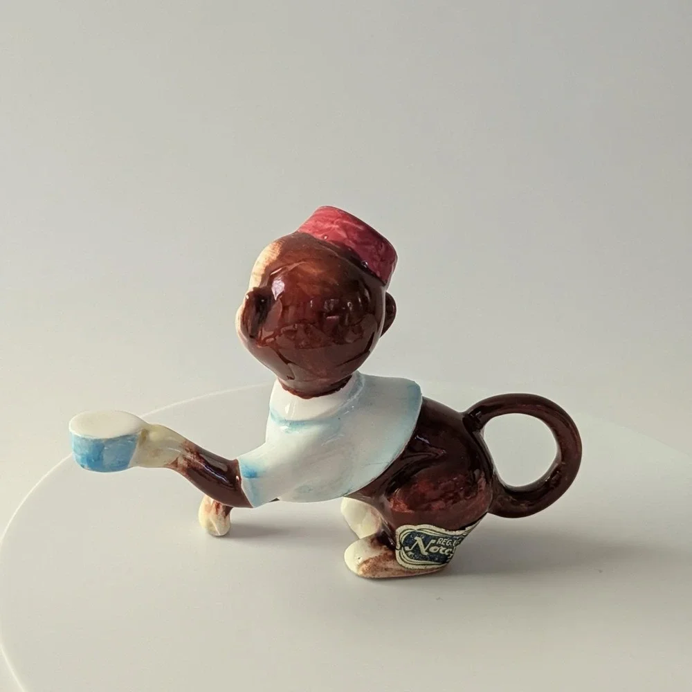 VTG Norcrest Organ Grinder Circus Monkey Salt & Pepper Shaker Set Japan Ceramic